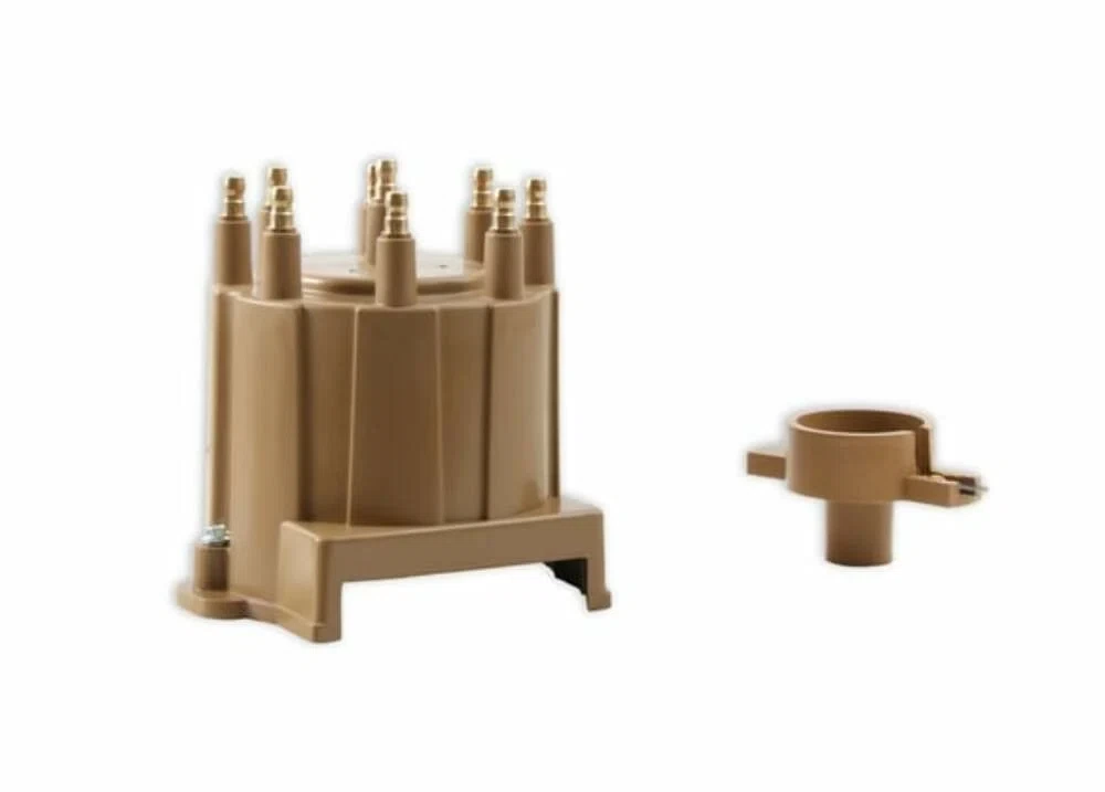 Distributor Cap & Rotor Kit - HEI Style - Tan - 8132